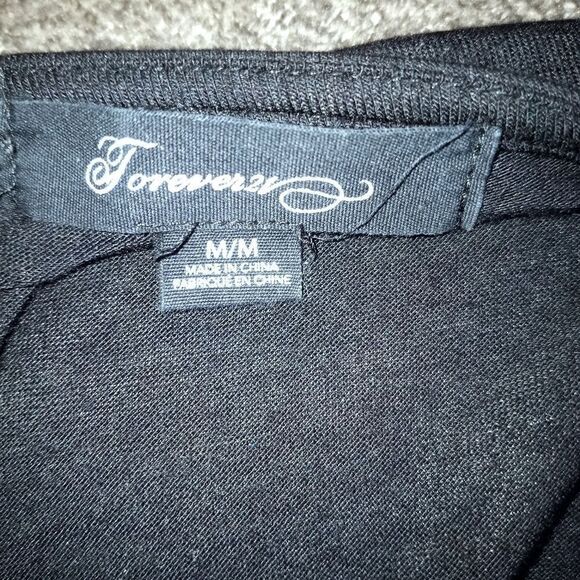 FOREVER 21 BLACK DRESS SZ.M EUC - Picture 5 of 6